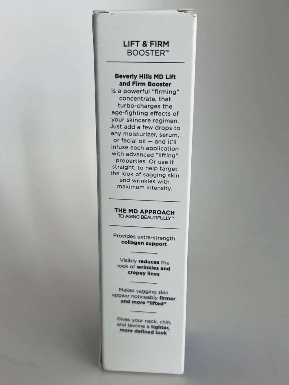 NIB Beverly Hills MD Lift & Firm Booster 1oz Anti Aging Serum New - Picture 3 of 6